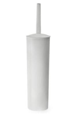 Blue Canyon Plastic Toilet Brush & Holder - White