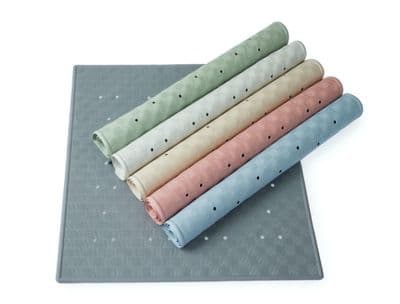 Blue Canyon Rubber Shower Mat - Grey