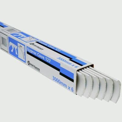 Blue Hawk Gyproc Coving 3m x 127mm - Pack 6