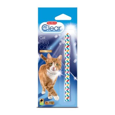 BOB MARTIN CLEAR CAT FLEA COLLAR REFLECTIVE