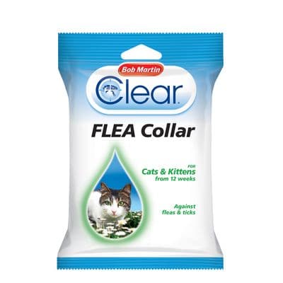 BOB MARTIN CLEAR FLEA COLLAR FOR CATS & KITTENS