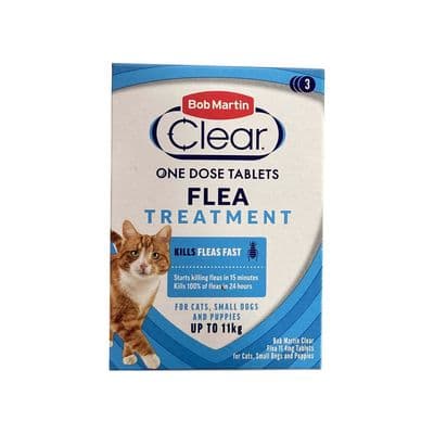 BOB MARTIN CLEAR FLEA TABLETS FOR CATS