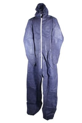 Boiler Suit Disposable Blue - X-large - Blue