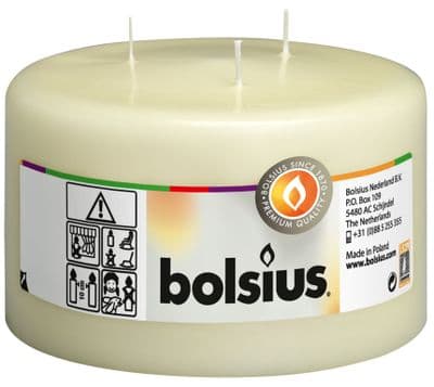 Bolsius Mammoth Candle - Ivory 100/150