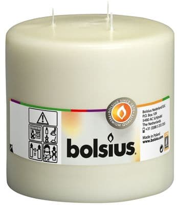 Bolsius Mammoth Candle - Ivory 150/150