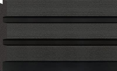 Bosco 3D Wall Panel 300mm x 12mm x 2.6m - Charcoal