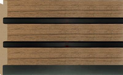 Bosco 3D Wall Panel 300mm x 12mm x 2.6m - Natural Oak