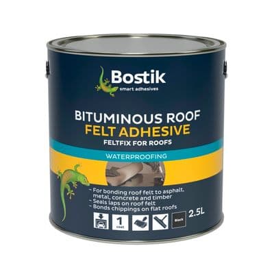 Bostik Bituminous Felt Adhesive for Roofs - 2.5L