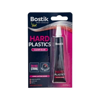 Bostik Hard Plastics Clear Adhesive - 20ml Blister