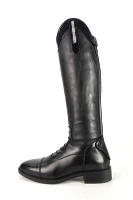 BROGINI COMO PICCINO  BOOTS CHILDS BLACK PATENT WIDE