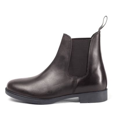 BROGINI PAVIA PULL-ON LEATHER BOOTS BROWN