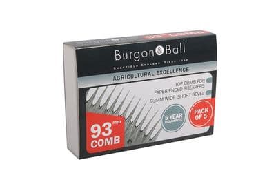 Burgon & Ball Shearing Combs - 93mm - Pack of 5