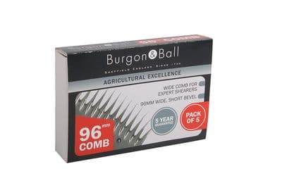Burgon & Ball Shearing Combs - 96mm - Pack of 5