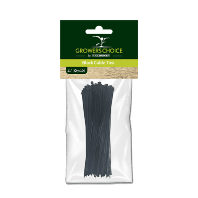 Cable Ties Black 5mm x 30cm 100pk