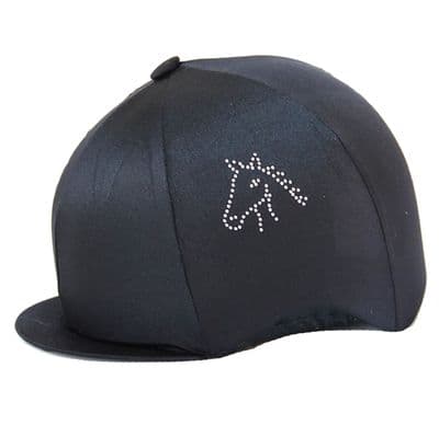 CAPZ DIAMONDZ CAP COVER LYCRA HORSE HEAD