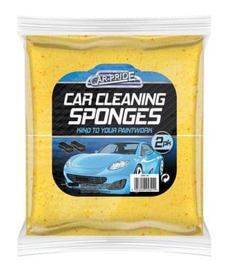 Car Pride Handy Car Sponges - 2 Pack