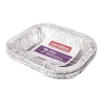 Caroline Rectangle Foil Pie Dish - 16oz Pack 7