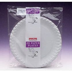 Caroline White Paper Plates (20) - 9
