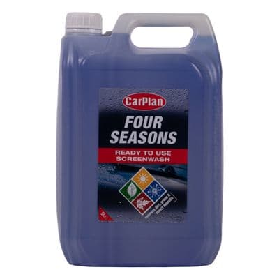 Carplan Four Seasons Ready Mixed Screen Wash - 5L