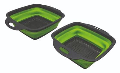 Casa & Casa Foldable Draining Basket - 2 Piece