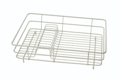 Casa & Casa Large Wire Coated Dish Rack - Almond