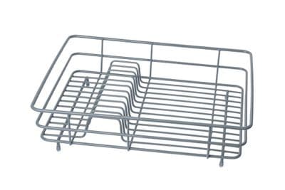 Casa & Casa Large Wire Coated Dish Rack - Grey