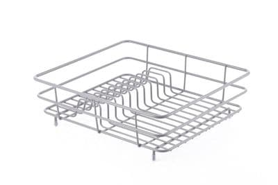 Casa & Casa Small Wire Coated Dish Rack - Grey