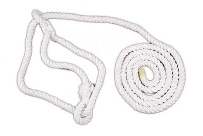Cattle Cotton Halter - 12mm 3.6m - White