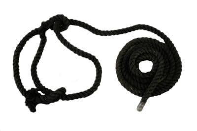 Cattle Cotton Halter - 12mm x 3.6m - Black