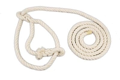 Cattle Cotton Halter - 12mm x 3.6m - Natural