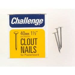 Challenge Clout - Plasterboard Nails - Galvanised (Box Pack) - 40mm