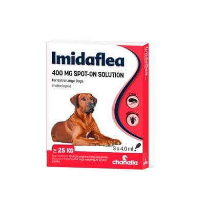 CHANELLE IMIDAFLEA 400GM SPOT-ON FOR EXTRA LARGE DOGS