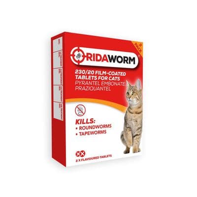 CHANELLE RIDAWORM CAT TABLETS