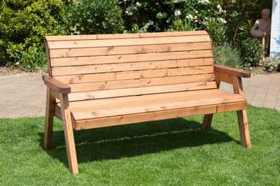 Charles Taylor Wooden Three Seater Bench