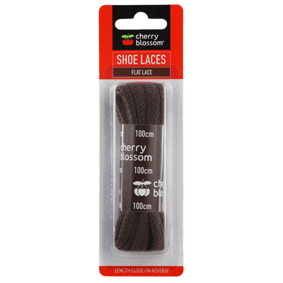 Cherry Blossom Flat Lace Brown - 100cm