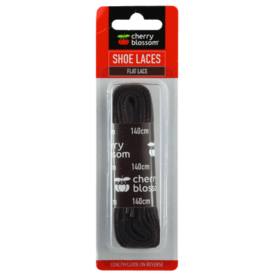 Cherry Blossom Flat Lace Brown - 140cm