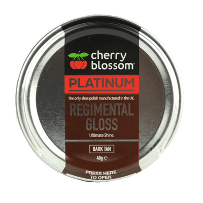 Cherry Blossom Regimental Gloss - Dark Tan 40g