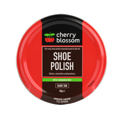 Cherry Blossom Shoe Polish Dark Tan - 40g