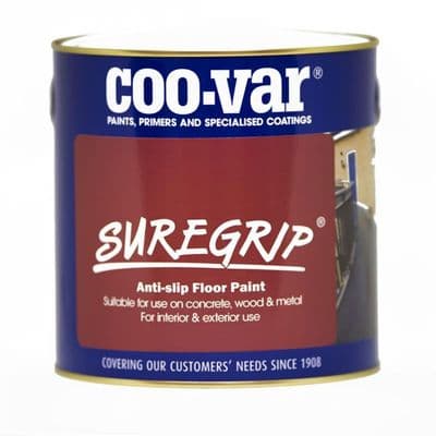 Coo-Var Suregrip Anti Slip Floor Paint 1L - Grey