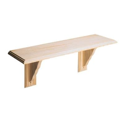 Core Natural Wood Shelf Kit - Pine 1185mm