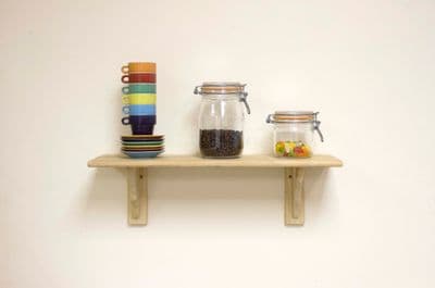 Core Natural Wood Shelf Kit - Pine 585mm