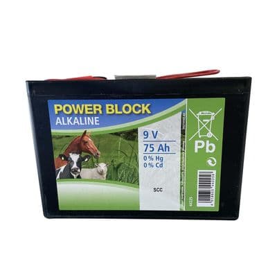 CORRAL ALKALINE DRY BATTERY 75 AH 9V
