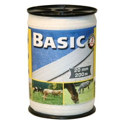 CORRAL BASIC  FENCING TAPE 200M X 20MM