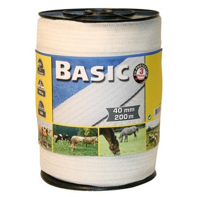 CORRAL BASIC  FENCING TAPE 200M X 40MM