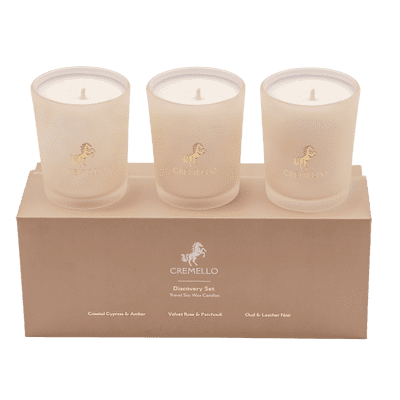 Cremello Gift Pack - 3 pack 80g Wax Candles