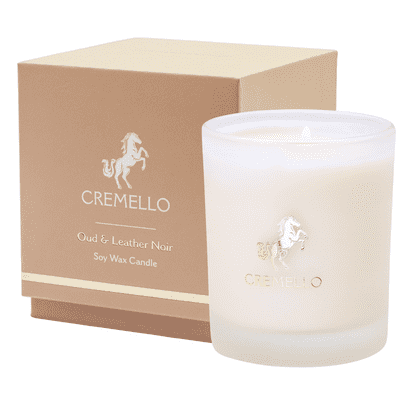 Cremello Oud & Leather Noir  220g Wax Candle