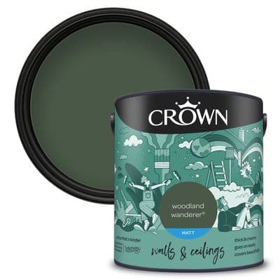 Crown Walls & Ceilings Matt 2.5L - Woodland Wanderer