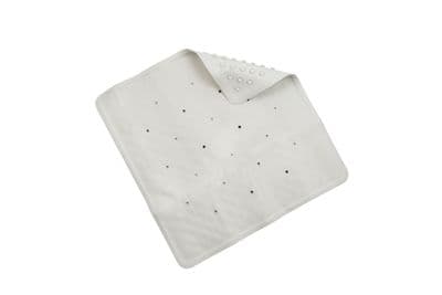 Croydex Basics Rubber Shower Mat - White