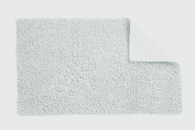 Croydex White Cotton Bathroom Mat - Textile Bath Mats/White