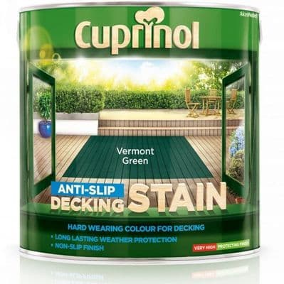Cuprinol Anti-Slip Decking Stain 2.5L - Vermont Green